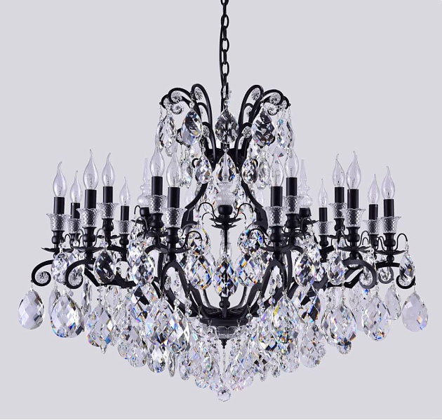 Подвесная люстра Crystal Lux Magnifico SP19 Black/Transparent изображение 5 Подвесная люстра Crystal Lux Magnifico SP19 Black/Transparent Фото № 5