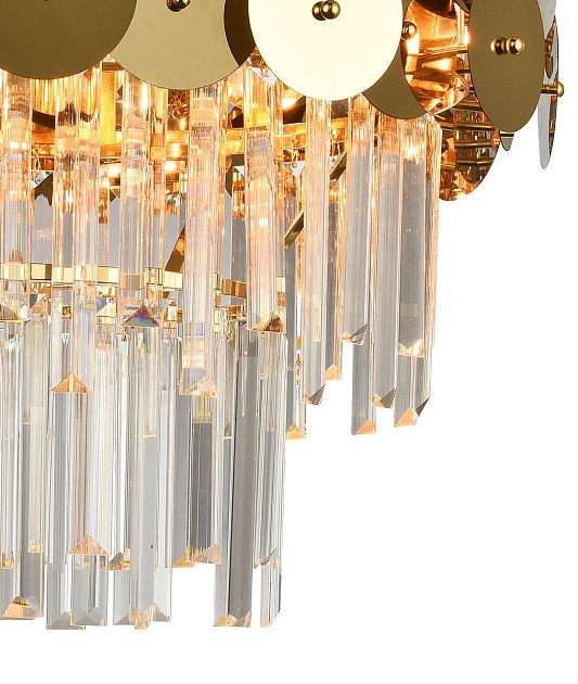 Подвесная люстра Natali Kovaltseva Beyond 76015/8C Gold Фото № 2