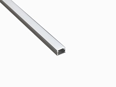 Профиль накладной LEDS POWER СПН1510 алюм. черный с призм.рассеивателем 2м 008387