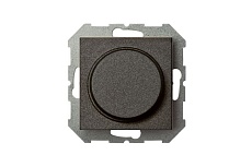 Диммер поворотно-нажимной Liregus Epsilon антрацит 28-1113 1