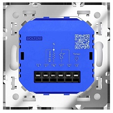 Терморегулятор электронный Voltum S70 с индикацией и датчиком, для теплого пола, (кашемир) VLS070103 3