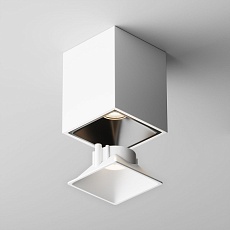 Декоративная рамка-отражатель Maytoni Technical Downlight Alfa LED Ring8-10W-SQ-W 2