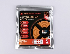 Светодиодная лента Ambrella Light 24W/m 240LED/m 2835SMD теплый белый 5M GS1701 3