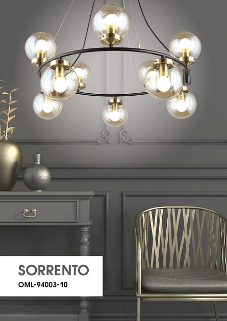 Подвесная люстра Omnilux Sorrento OML-94003-10 изображение 12 Подвесная люстра Omnilux Sorrento OML-94003-10 Фото № 12