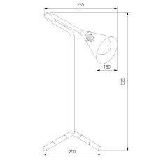 Настольная лампа Eurosvet Enigma 01186/1 черный 1