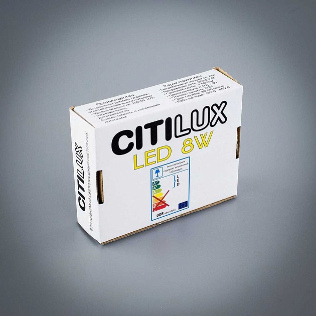 Встраиваемый светодиодный светильник Citilux Омега CLD50R082 изображение 7 Встраиваемый светодиодный светильник Citilux Омега CLD50R082 Фото № 7