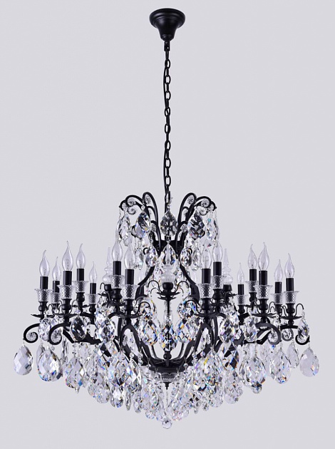 Подвесная люстра Crystal Lux Magnifico SP19 Black/Transparent изображение 1 Подвесная люстра Crystal Lux Magnifico SP19 Black/Transparent Фото № 1