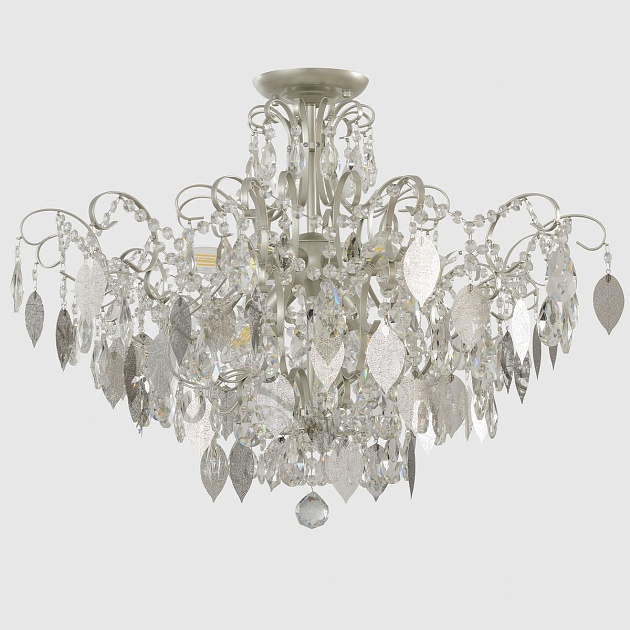 Потолочная люстра Crystal Lux Esmiralda PL9 Silver изображение 4 Потолочная люстра Crystal Lux Esmiralda PL9 Silver Фото № 4