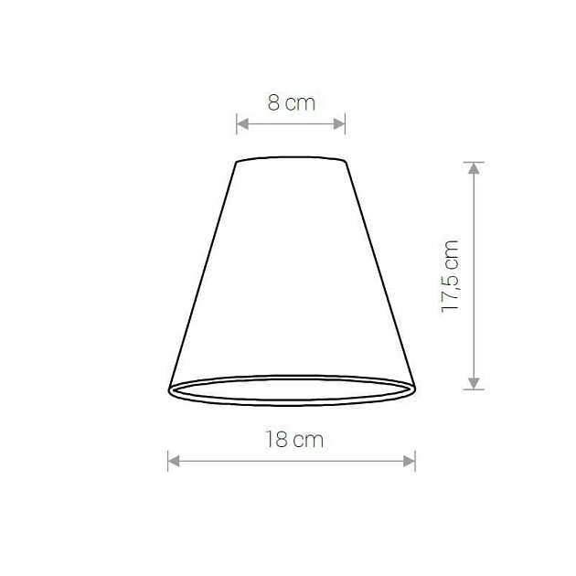 Абажур Nowodvorski Cameleon Cone S 8505 изображение 2 Абажур Nowodvorski Cameleon Cone S 8505 Фото № 2