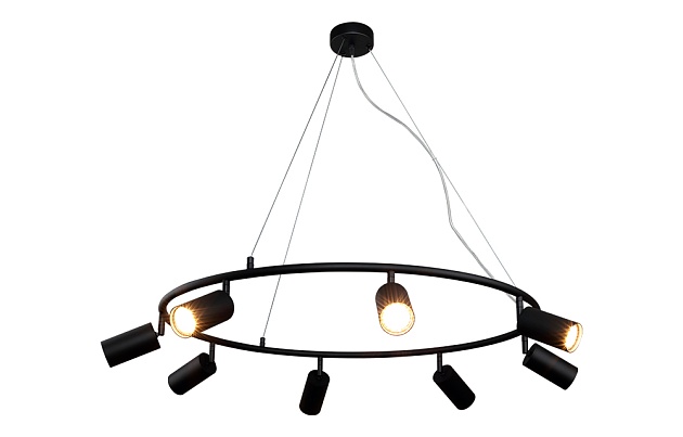 Светильник подвесной Crystal Lux RIVO SP8 BL изображение 3 Светильник подвесной Crystal Lux RIVO SP8 BL Фото № 3