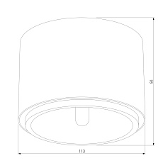 Потолочный светильник TK Lighting 3364 Moris White 1