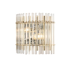 Настенный светильник Crystal Lux Aurelio AP2 Gold+Chrome/Transparent 1