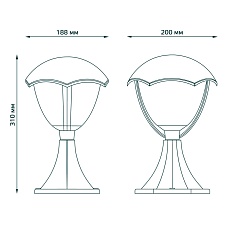 Уличный светильник Gauss Aura GD029 2