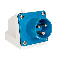 Вилка стационарная 513 2Р+РЕ 16А 220В IP44 EKF PROxima ps-513-16-220