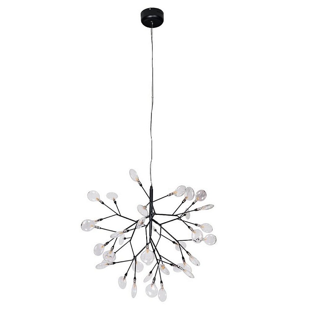 Подвесная люстра Crystal Lux Evita SP36 Black/Transparent изображение 1 Подвесная люстра Crystal Lux Evita SP36 Black/Transparent Фото № 1