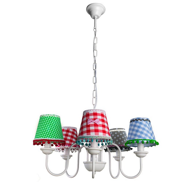 Подвесная люстра Arte Lamp Provence A5165LM-5WH Фото № 1
