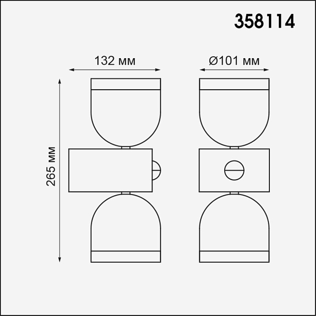 Уличный настенный светодиодный светильник Novotech Street Galeati 358114 изображение 2 Уличный настенный светодиодный светильник Novotech Street Galeati 358114 Фото № 2
