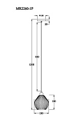 Подвесной светильник MyFar Beata MR2260-1P 1
