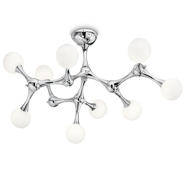 Потолочная люстра Ideal Lux Nodino PL9 Cromo 133393 изображение 1 Потолочная люстра Ideal Lux Nodino PL9 Cromo 133393 Фото № 1