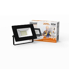 Прожектор светодиодный Gauss Elementary 30W 3000К 613527130 2
