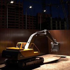 Прожектор светодиодный Gauss Elementary 150W 6500К 691511150 4