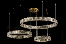 Подвесной светодиодный светильник Dio DArte Elite Caneva L 1.5.80+60+40.100 G 3