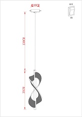 Подвесной светодиодный светильник Arte Lamp Fiorita A2093SP-1GO 1
