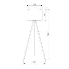 Торшер TK Lighting 16017 Grand 1
