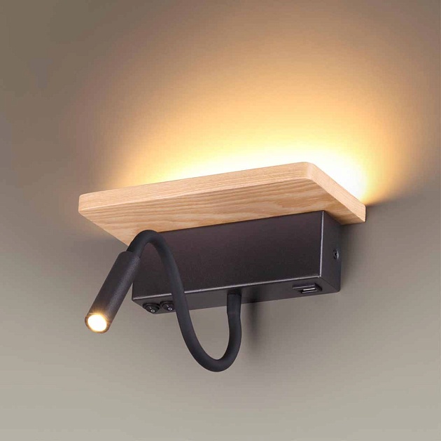 Бра Odeon Light Hightech Woody 3868/8WL изображение 2 Бра Odeon Light Hightech Woody 3868/8WL Фото № 2