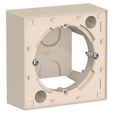 Коробка для наружного монтажа Systeme Electric AtlasDesign бежевая ATN000200