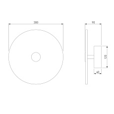 Настенный светодиодный светильник Eurosvet Thasos 40341 Led латунь 1