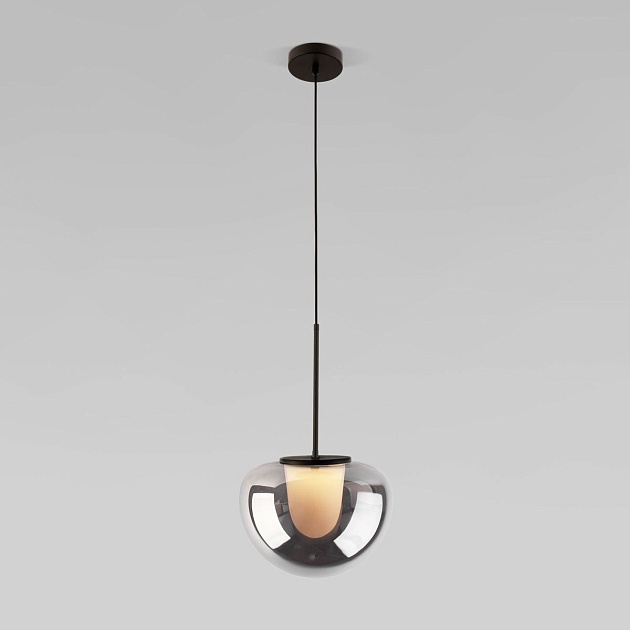 Подвесной светодиодный светильник Eurosvet Twice 90325/1 черный Фото № 1