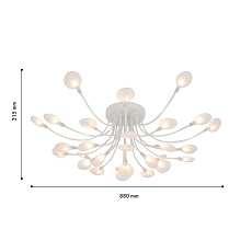 Потолочная люстра F-Promo Skein 4198-28C 2