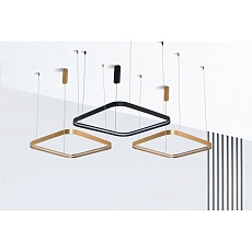 Подвесной светодиодный светильник Italline IT013-6031 gold 3000K 1