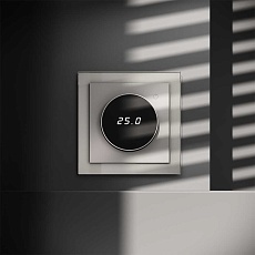 Терморегулятор электронный Voltum S70 с индикацией и датчиком, для теплого пола, (кашемир) VLS070103 2