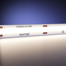 Светодиодная влагозащищенная лента Maytoni 12W/m 384LED/m COB дневной белый 5M 201079 2