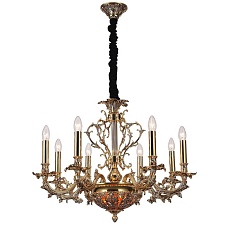 Подвесная люстра Lucia Tucci Firenze 1780.8.2 Antique Gold