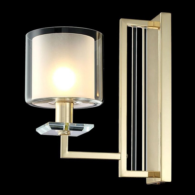 Бра Crystal Lux Nicolas AP1 Gold/White изображение 5 Бра Crystal Lux Nicolas AP1 Gold/White Фото № 5