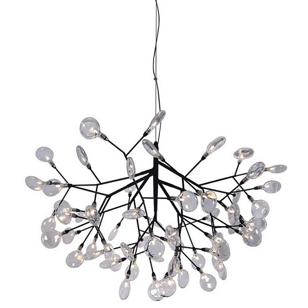 Подвесная люстра Crystal Lux Evita SP63 BLack/Transparent изображение 1 Подвесная люстра Crystal Lux Evita SP63 BLack/Transparent Фото № 1