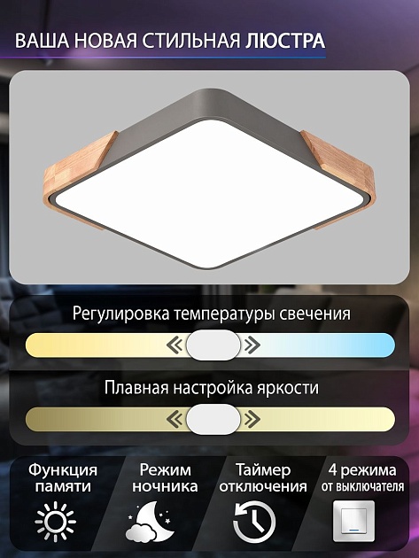 Потолочный светодиодный светильник Natali Kovaltseva LED LAMPS 81412 изображение 2 Потолочный светодиодный светильник Natali Kovaltseva LED LAMPS 81412 Фото № 2