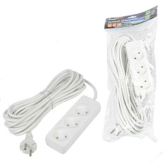 Удлинитель Uniel Ultra 3гн х 10м б/з S-CU3-10 White UL-00009980 2