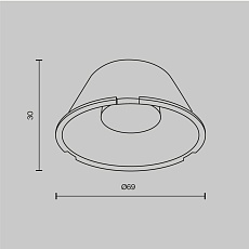 Линза Maytoni Technical Focus Led LensD69-15 2
