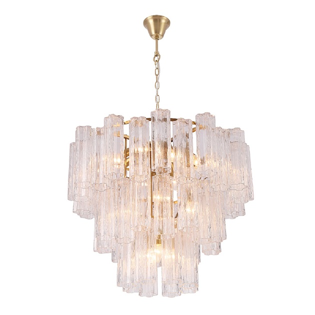 Каскадная люстра Crystal Lux Rose SP15 BRASS изображение 2 Каскадная люстра Crystal Lux Rose SP15 BRASS Фото № 2