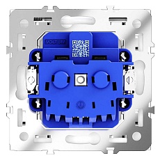 Розетка встраиваемая Voltum S70 с заземлением, защитными шторками и крышкой 16А, (кашемир) VLS040303 1