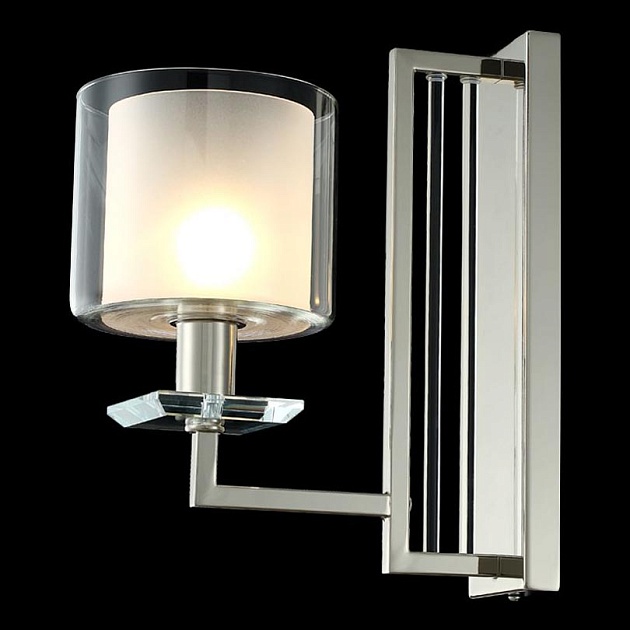 Бра Crystal Lux Nicolas AP1 Nickel/White изображение 5 Бра Crystal Lux Nicolas AP1 Nickel/White Фото № 5