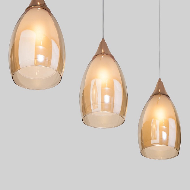 Подвесной светильник Eurosvet Cosmic 50285/3 золото Фото № 4