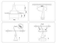 Встраиваемый светильник Ambrella light Techno Spot Acrylic Frost TN1302 1