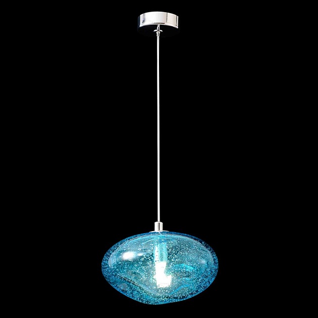 Светильник подвесной Crystal Lux FORMLESS SP1 BLUE изображение 4 Светильник подвесной Crystal Lux FORMLESS SP1 BLUE Фото № 4
