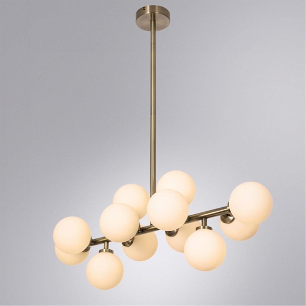 Подвесная люстра Arte Lamp Bolla-Piccolo A3988SP-12AB изображение 3 Подвесная люстра Arte Lamp Bolla-Piccolo A3988SP-12AB Фото № 3