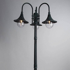 Садово-парковый светильник Arte Lamp Malaga A1086PA-3BG 2